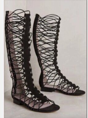 New pilcro and the letterpress Alisha Gladiator Sandal Size 5 Anthropologie